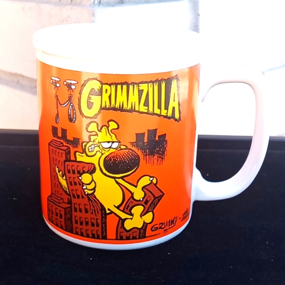 Vintage. Grimmzilla Coffee Mug ☕ Enesco
